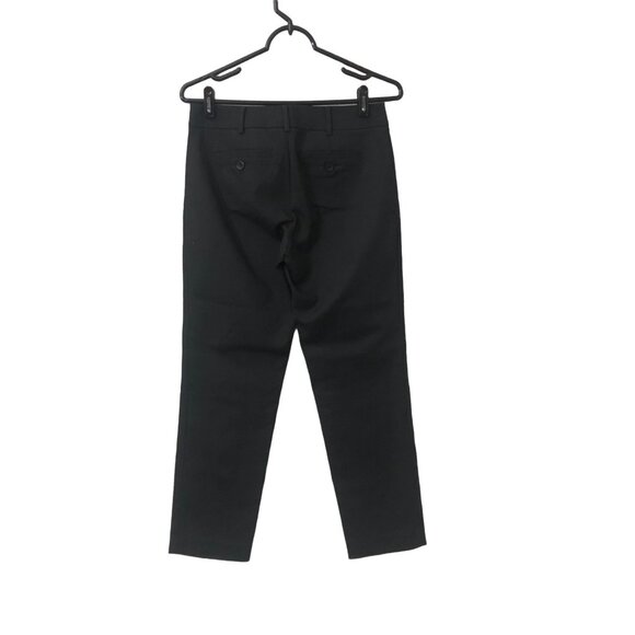 Club Monaco Womens Black Straight Leg Career Trousers Pants Size 4 - Picture 3 of 4